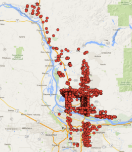 HVAC Company Service Area Map