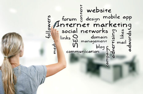 internet marketing concept